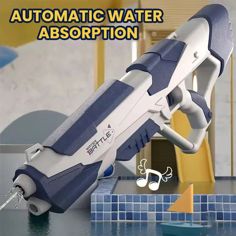 Electric Water Guns Children's Summer Fully Automatic Continuous Rechargeable High Speed Space Water Gun Pool Toy Outdoor Game