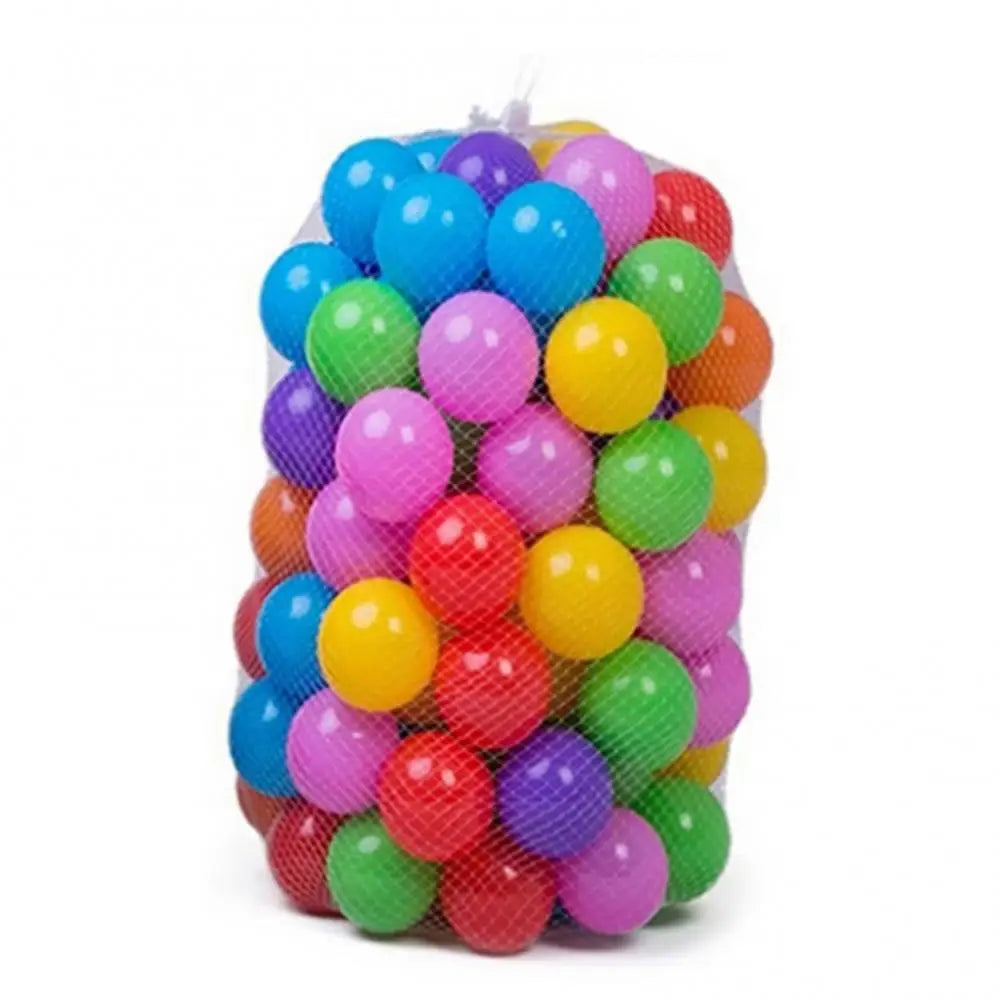 100Pcs Eco-Friendly Colorful Ball Pit Soft Plastic Ocean Balls Water Pool Ocean Wave Ball Outdoor Toys For Children Kids Baby