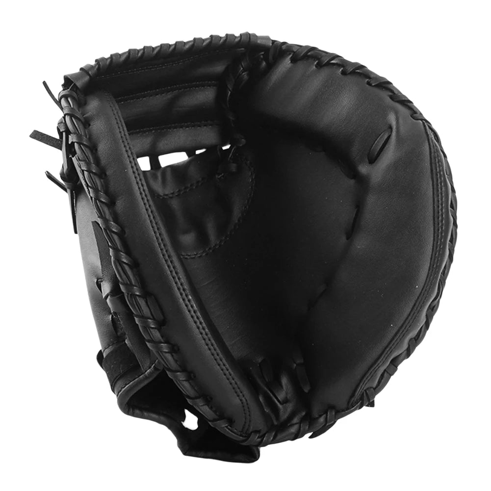 Baseball Softball Catcher Wear-resistant Baseball Glove PU Leather Beginner Play Training Catcher Mitt for Youth Adults Practice