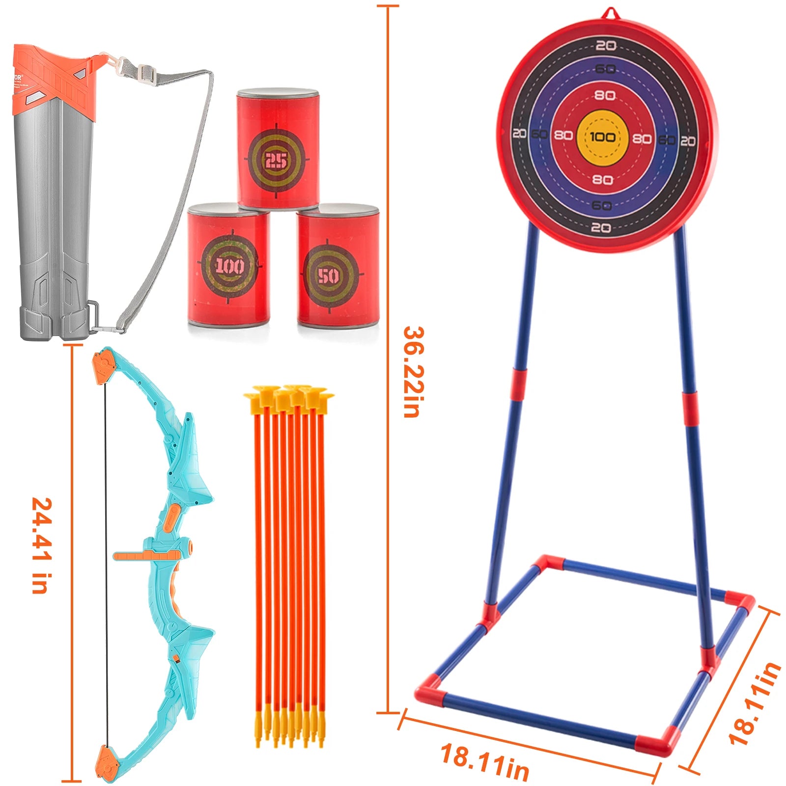 Bow And Arrows For Children Kids Archery Bow Practice Recurve Outdoor Sports Game Hunting Shooting Toy Gift Bow Kit