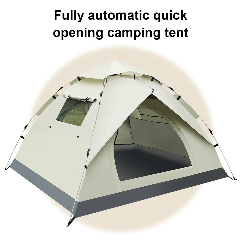Fully Automatic Portable Tent Lightweight Easy Set Up Tent Waterproof Quick Open Tent for Hiking Backpacking Camping