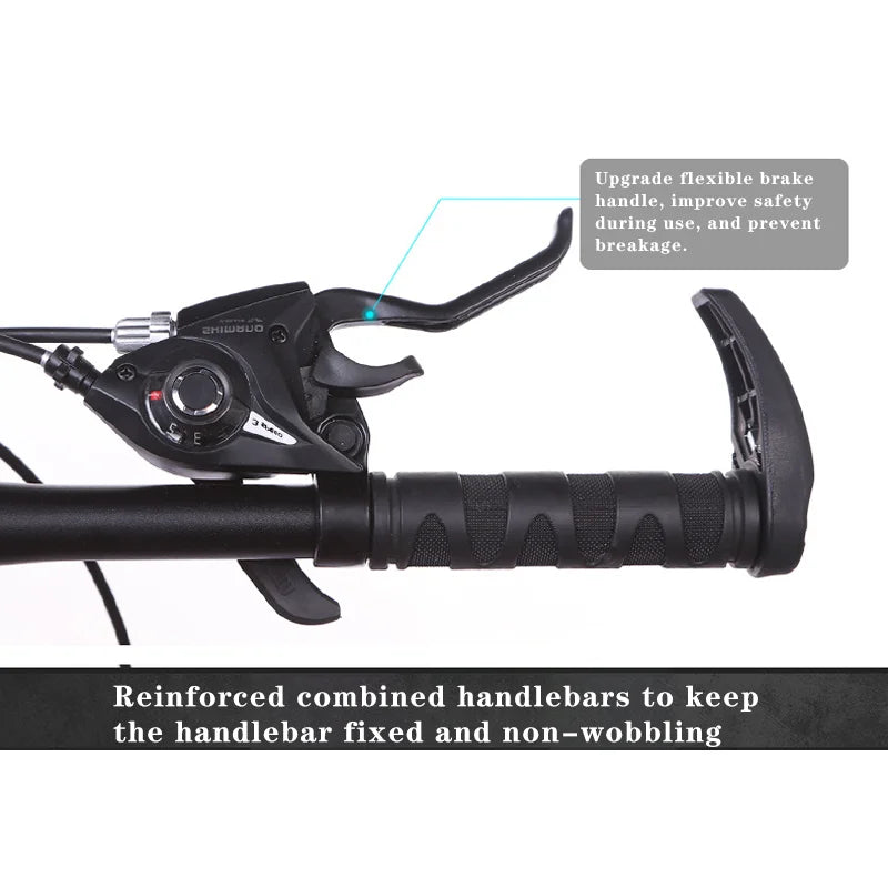 26" Bike, Speed-variable,Adjustable Seat,Chain Drive,Rigid Frame,Oil Spring Fork,Front And Rear Mechanical Disc Brakes.