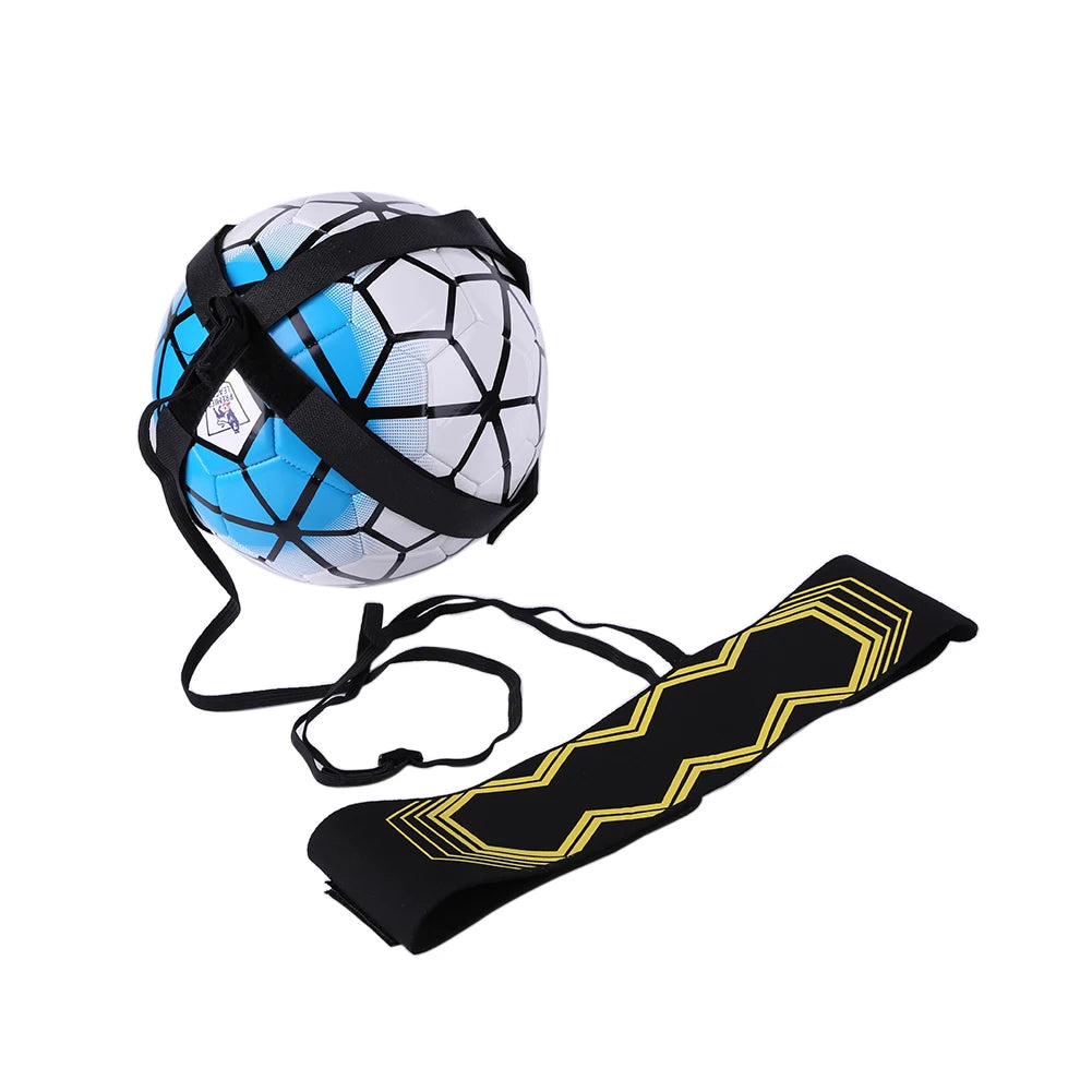 Soccer Ball Solo Practice Adjustable Trainer Elastic Belt Nylon Cloth Soccer Trainer Solo Belt Auxiliary Fitness Equipment