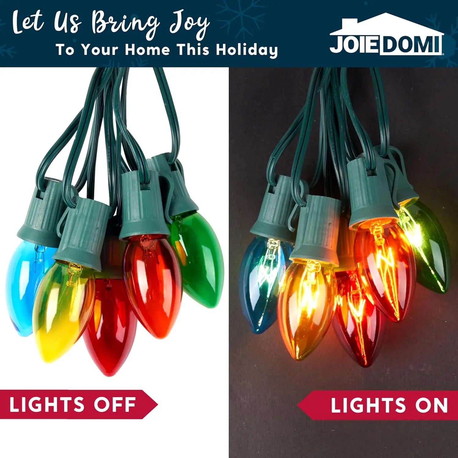 Christmas Pathway Marker String Lights 30.75ft 24 Outdoor Multicolor with Stakes for Holiday Waterproof Outside Garden