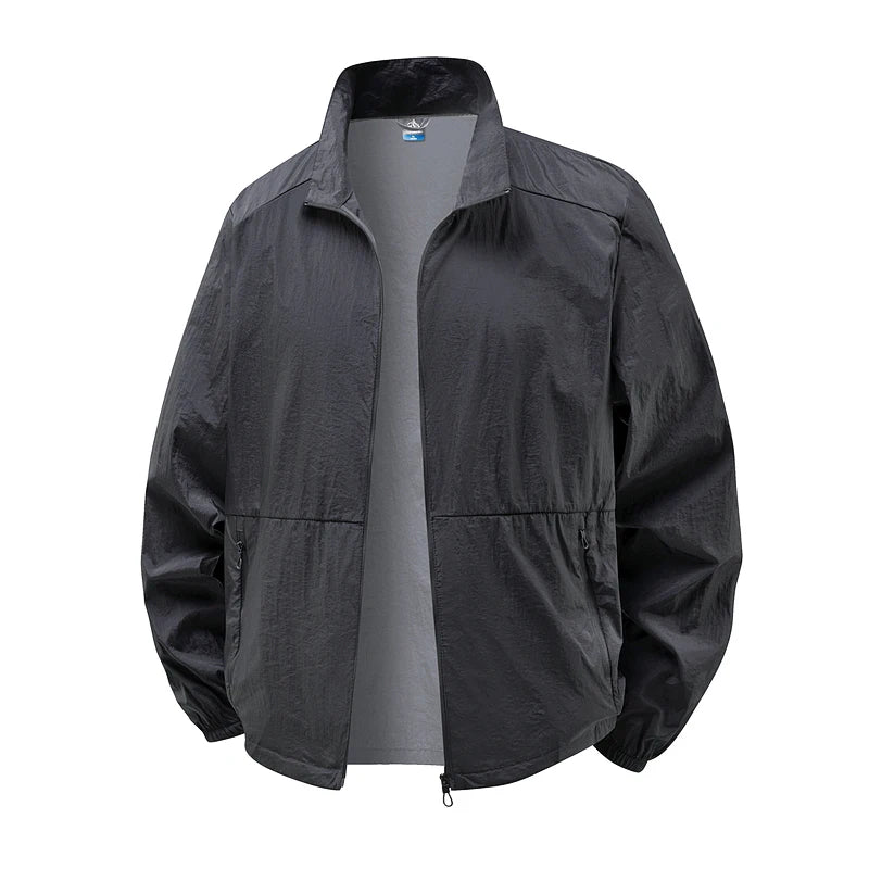 Men's Summer Lightweight Waterproof Hiking Jacket UPF Sun Protection Quick-Dry Perfect for Fishing Cycling Running