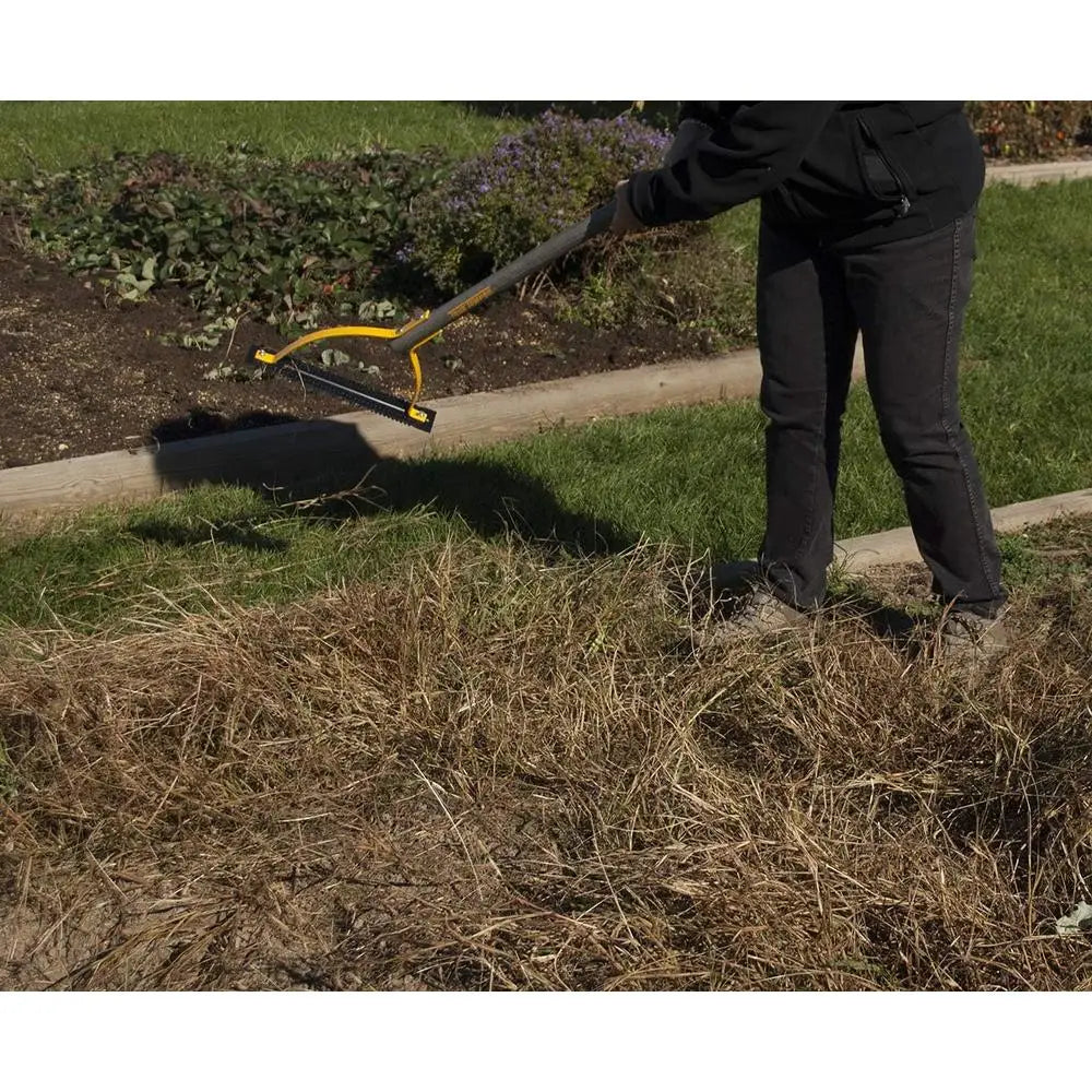 Dual Blade Weed Cutter Efficient Garden Tool Hardwood Handle Lightweight Grass Cutting Made in USA Landscaping Accessory