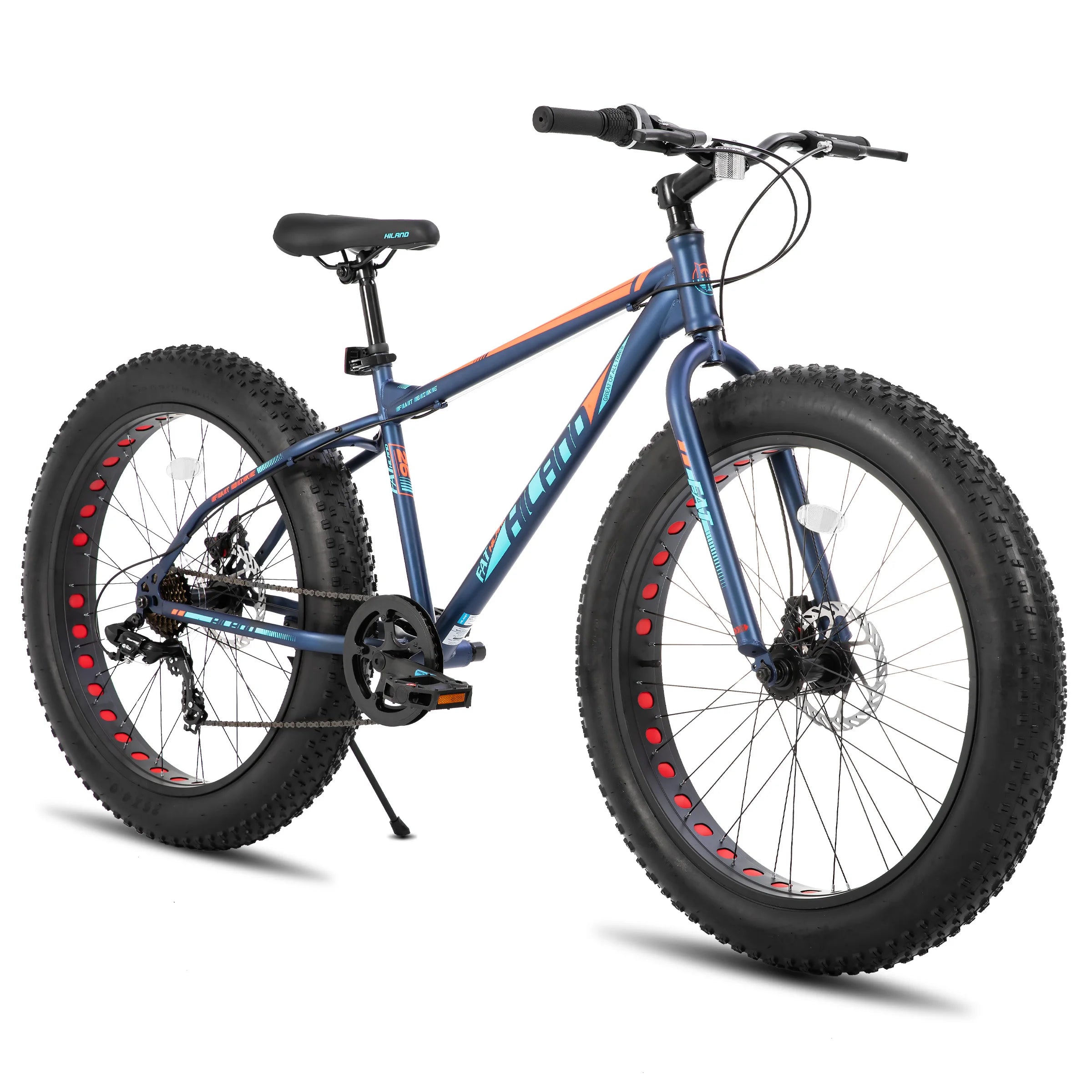 20 Inch Kids' Bicycles Fat Tire Mountain Bike for  Age 5 + Years, Shimano 7-Speed, Dual-Disc Brake,Kids BeachBicycle