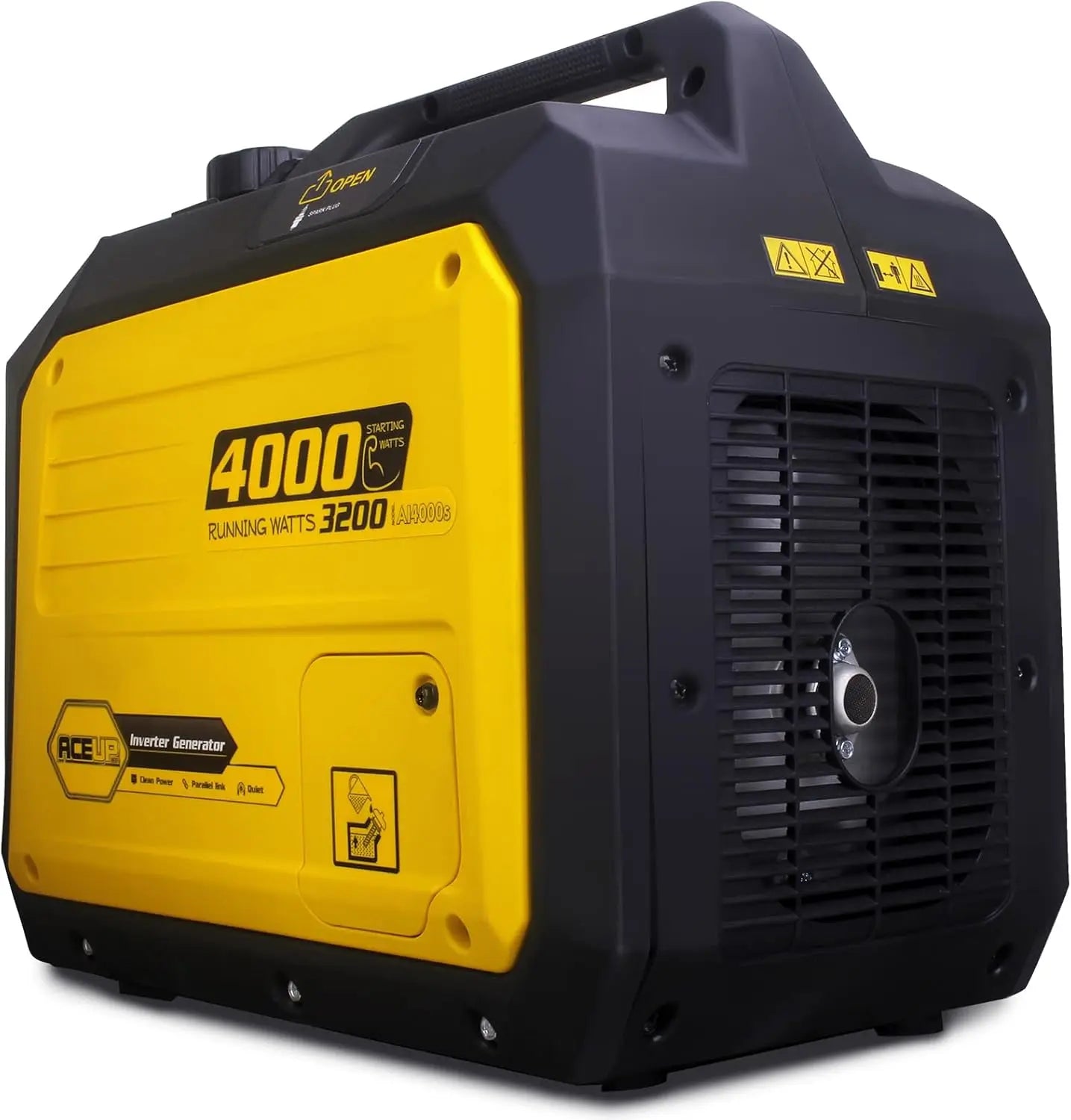 4000 Watt Portable Inverter Generator, Gas Powered Generator Quiet for Home, RV-Ready, EPA Compliant