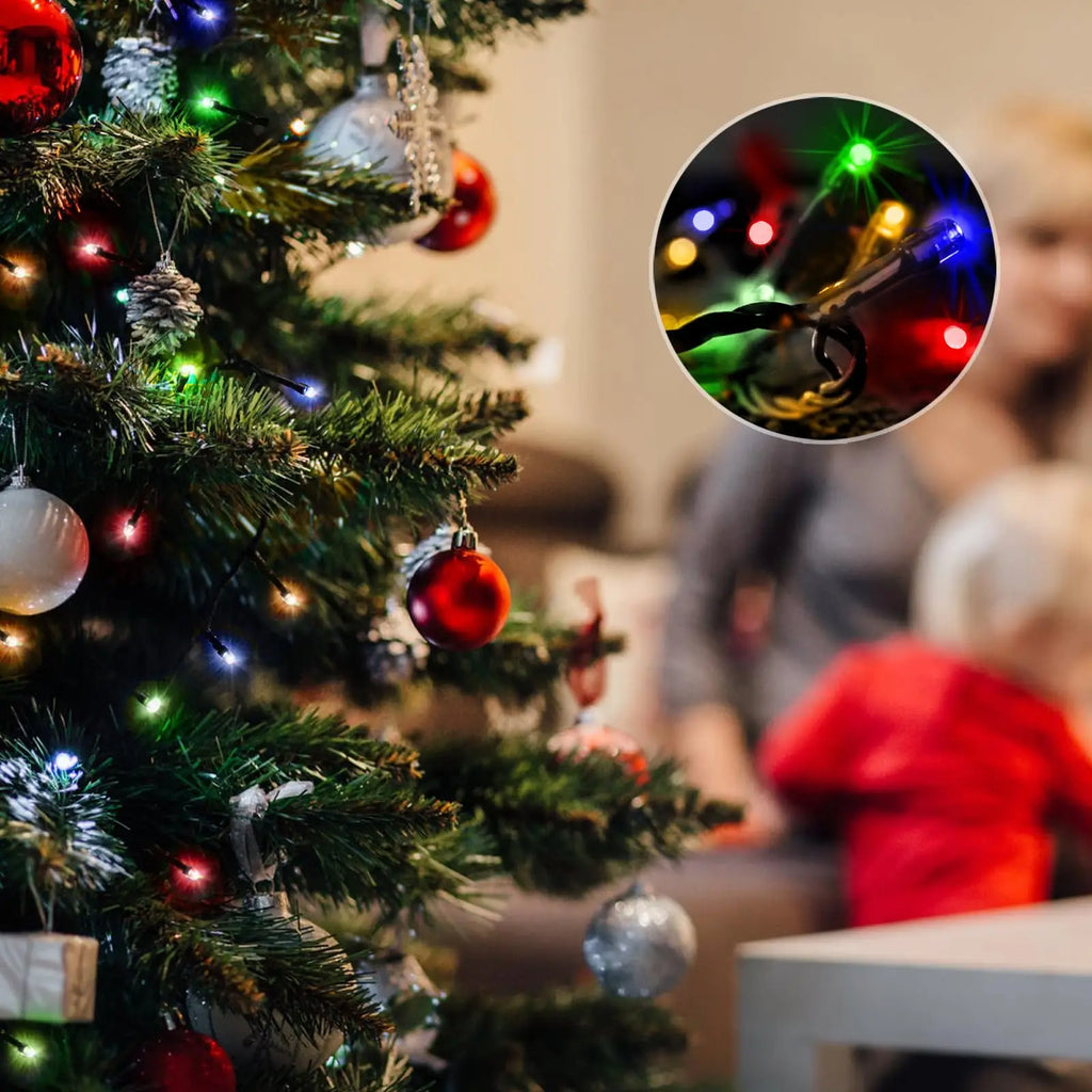 1 Pc Solar Christmas Lights, 50 LED/100 LED/200 LED/300 LED 8 Modes Outdoor Christmas String Lights, Waterproof Solar Lights