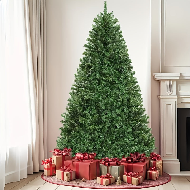 6.5-foot High-quality Artificial Christmas Tree, Easy To Assemble, Equipped With A Metal Base, Perfect For Holiday Parties And Families, Decorating The Christmas Tree Together